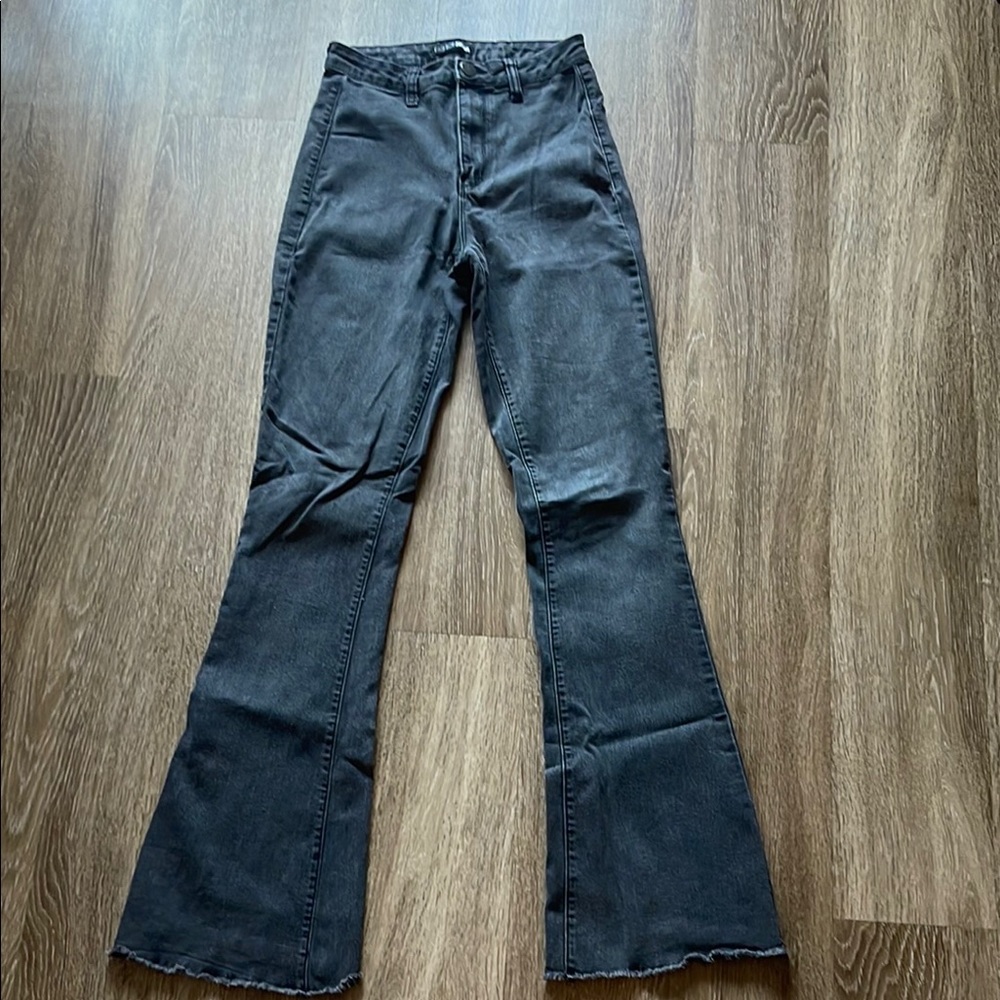 Fashion Nova Charcoal Denim Jeans